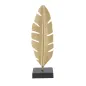 SCULTURA LIŚĆ Z PODSTAWKĄ NA ŚWIECĘ GLAM 10 10 34 cm MIN 2